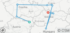  Landstraßen Mitteleuropas bis Budapest - 10 Destinationen 