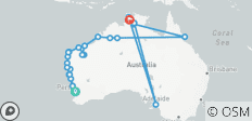  Wonders of the West Coast and Kimberley (2026/2027) - 26 destinations 