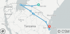  Delve Deep: Kenya &amp; Tanzania (Safari) 2022-23 - 9 destinations 