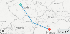 Städtereise Prag, Wien &amp; Budapest mit dem Zug (11 Tage) - 3 Destinationen 