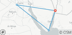  Kairo - ab Eilat mit Flug - Single, 4* Hotel (3 Tage) - 4 Destinationen 