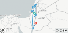  Bijbels Israël en Jordanië 7 dagen (2+Reizigers, 3* Hotel) - 11 bestemmingen 