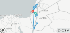  Israel Bíblico y Jordania 7 días - Individual, hotel 5* - 16 destinos 