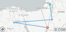  Israël, Jordanie et Égypte 5 jours - 2+voyageurs, hôtel 5* - 5 destinations 