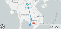  Combination tour - Laos and Cambodia with beach holiday on Koh Rong (incl. flight) - 7 destinations 