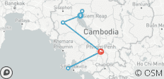  Private Cambodia Impressions with beach holiday on Koh Rong (incl. flight) - 9 destinations 