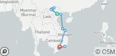  Highlights Vietnam mit Sapa und Badeurlaub in Mui Ne/Phan Thiet 21 Tage (inkl Flug) (13 Destinationen) - 13 Destinationen 