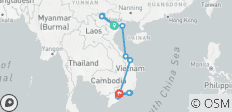  Volledig Vietnam – van de noordelijke rijstterrassen tot de zuidelijke droomstranden - 12 bestemmingen 