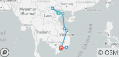  Vietnam komplett - von den Reisterrassen im Norden bis zu den Traumstränden im Süden - 12 Destinationen 