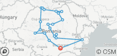  Rumänien Grand Tour, Selbstfahrer, 12 Tage - 21 Destinationen 
