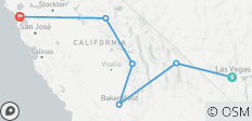  Nationalparks von Kalifornien - 6 Destinationen 