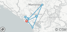  Standortrundreise - Montenegro - 9 Destinationen 