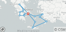  Das Beste von Griechenland (inkl. 4 Tage Kreuzfahrt, 12 Tage) (17 destinations) - 17 Destinationen 