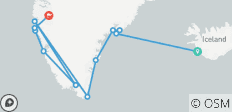  Explorador de Groenlandia 2026 - De Islandia a Groenlandia (Incluye vuelo de ida de Kangerlussuaq a Copenhague) - 12 destinos 