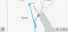  Ägypten Spezial : Kairo- Assuan-Luxor &amp; Hurghada per Flug (10 Tage) - 8 Destinationen 
