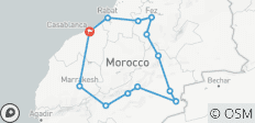  Points forts du Maroc (petit groupe) - 13 destinations 