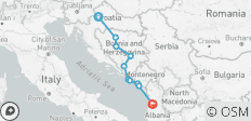  Découverte des Balkans : De la Croatie à l\'Albanie - 10 destinations 