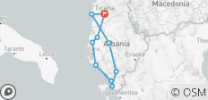  Albanien - Tirana, Ardenice, Saranda, Gjirokastra, Berat &amp; Durres - 10 Destinationen 