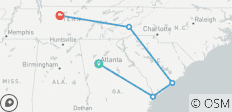  Georgia History Trail to Nashville - 5 destinations 