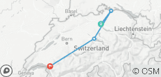  Schweizer Schokolade, Wasserfall und Gletscher - 4 Destinationen 