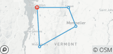  Radfahren Vermont - 5 Destinationen 