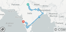  Cultural Marvels &amp; Coastal Charms: A Journey through Temples and Beaches - 18 destinations 