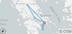  Athens &amp; Beyond: 4-Day Delphi, Meteora, Saronic Islands Group Tour - 8 destinations 