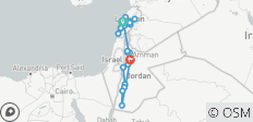  Lebanon and Jordan Experience Tour - 23 destinations 