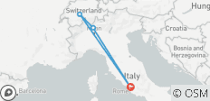  Rome 2 Interlaken &amp; Lake Como - 4 destinations 