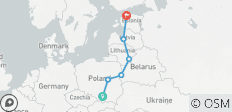  Schätze von Polen und dem Baltikum - 6 Destinationen 