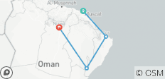  Die Oman Essentials Rundreise mit vollständiger Live-Führung - 4 Destinationen 