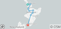  New Zealand Northern Trail - direction sud - 8 destinations 