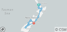  Nouvelle- Zélande à découvert - vers le sud - 18 destinations 