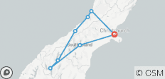  New Zealand South Island Express - 8 destinations 
