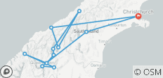  New Zealand South Island Express - 12 destinations 
