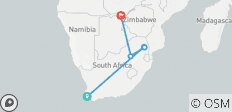  Höhepunkte aus dem südlichen Afrika - 5 Destinationen 