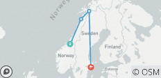  Noordpoolcirkel reis - 4 bestemmingen 