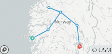  Schönes Norwegen - Umgekehrt - 7 Destinationen 