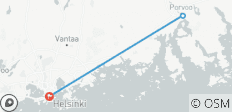  Geführte Rundreise durch Helsinki und Porvoo auf umweltfreundliche Weise (2 Tage) - 3 Destinationen 