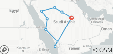  Arabie Saoudite - Circuit de groupe de 16 jours - 9 destinations 