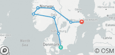  Eintauchen: Dänemark, Norwegen &amp; Schweden - 9 Destinationen 