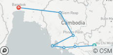  Südostasien-Hattrick: Kambodscha, Vietnam &amp; Bangkok - 7 Destinationen 