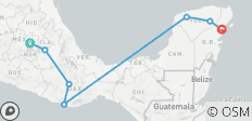  Zentralmexiko &amp; Yucatán: Mexico-Stadt, Oaxaca, Oh ja - 7 Destinationen 