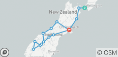  Sweet As South (Wellington To Christchurch, Start Wellington, End Christchurch, 12 Days) - 15 destinations 