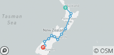  Kiwiana Panorama: von Auckland nach Queenstown (ab Auckland) - 16 Tage - 12 Destinationen 