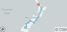  Kiwiana Panorama Reverse (Queenstown To Auckland, 22-23, Start Queenstown, End Auckland, 16 Days) - 11 destinations 