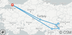  Istanbul - Kappadokien - Mt. Nemrut - Gobeklitepe - Gaziantep Rundreise (7 Tage) - 9 Destinationen 