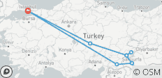  Kappadokien - Mt Nemrut - Gobeklitepe - Gaziantep Rundreise ab Istanbul (5 Tage) - 9 Destinationen 