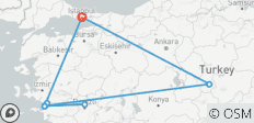  Circuit de 8 jours au cœur de la Turquie - 8 destinations 