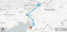  Geheimnisse des Radfahrens in Slowenien - 8 Destinationen 